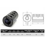 Starre koppeling 1-delig 30mm zonder spie