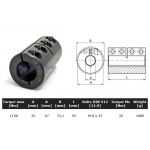 Starre koppeling 1-delig 35mm zonder spie