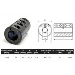 Starre koppeling 1-delig 50mm zonder spie