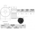 Regina machined split drive sprocket29T 40mm
