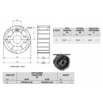 Regina split idler sprocket 21T 35mm Voor ketting P915/PHD915/981M/PHD981