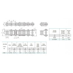 Rollenketting 10B-1