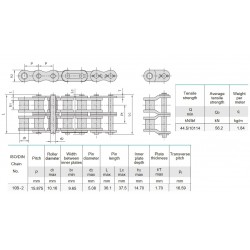 Rollenketting 10B-2