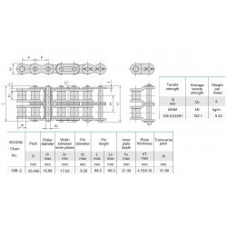 Rollenketting 16B-2