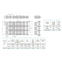 Rollenketting 12B-3