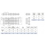 Rollenketting 08B-2 NP