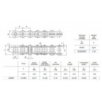 Rollenketting 12B-1 NP