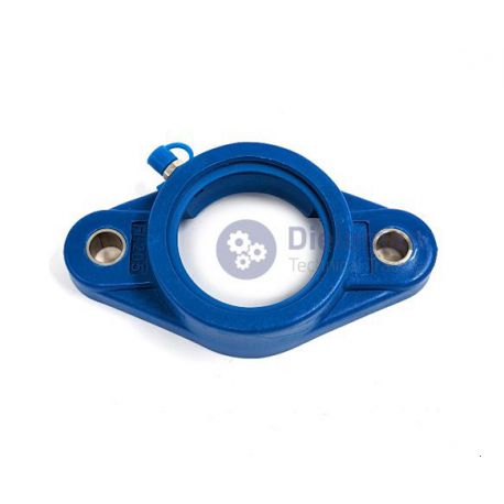TRADA® flenslagerhuis ovaal FLPL blauw