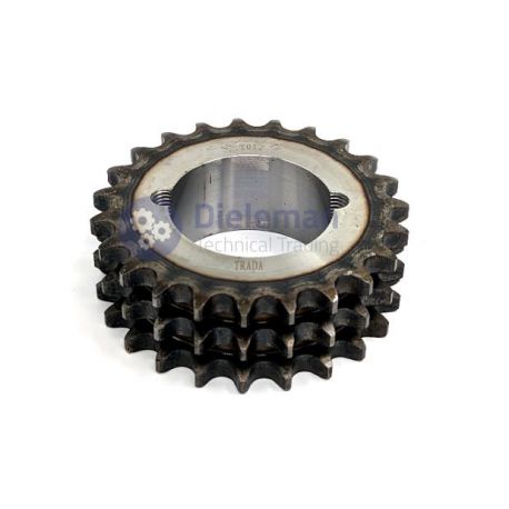 TRADA® kettingwielen triplex klembus gehard
