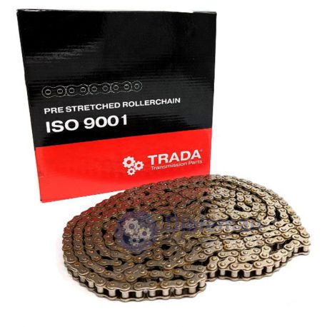 TRADA® rollenketting DIN vernikkeld
