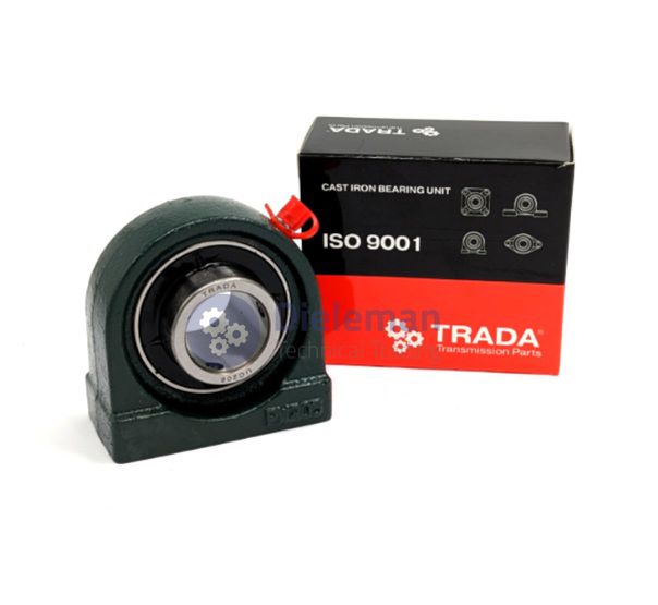 TRADA® flenslagerblok ovaal UCPW stelschroef